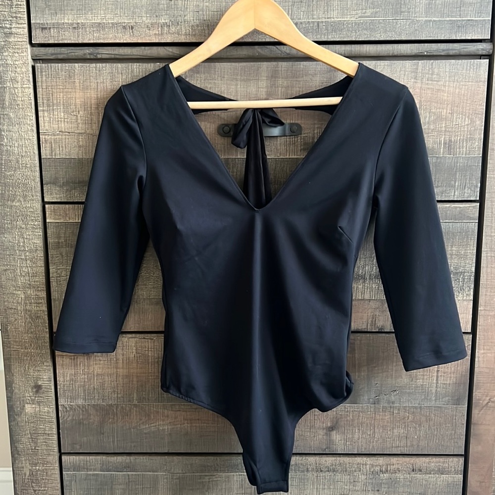 Free People Intimately Black bodysuit
